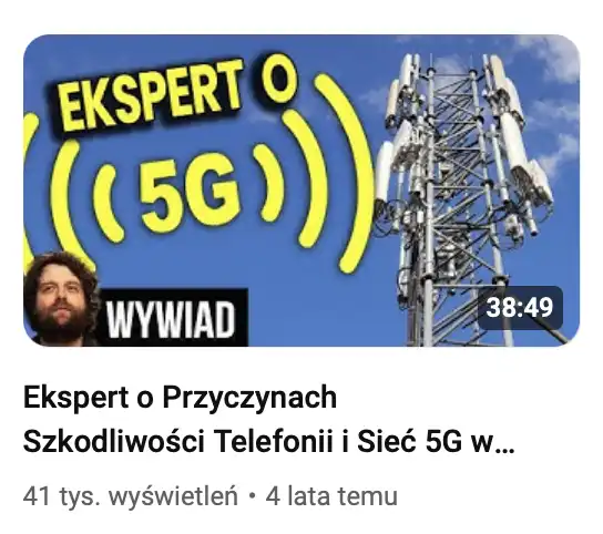 Ator straszy technologia 5G
