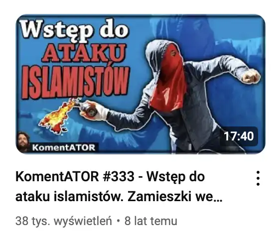 Ator straszy imigrantami