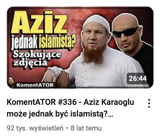 Ator straszy imigrantami