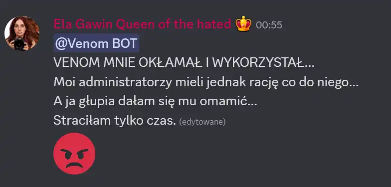 Ela Gawin wściekła