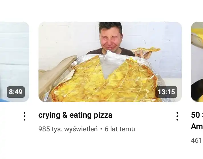 Nikocado Avocado płacze na miniaturce